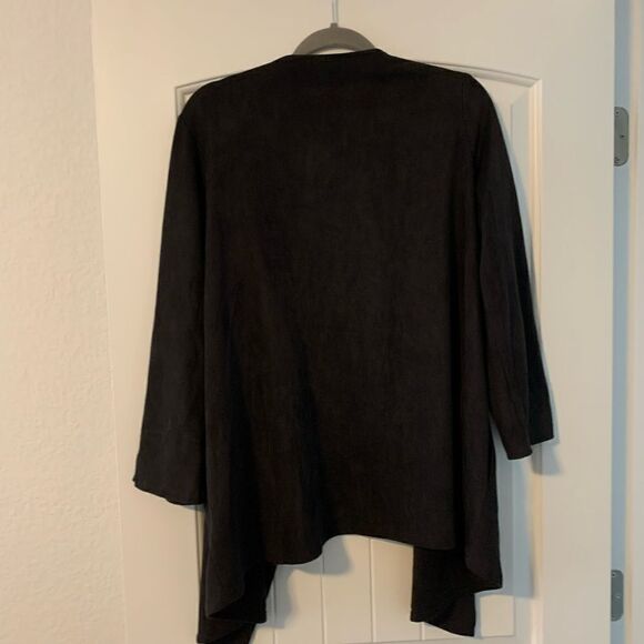 Gretchen Scott micro suede lightweight jacket. Size: L. Has stretch. Beautiful! - Picture 5 of 5
